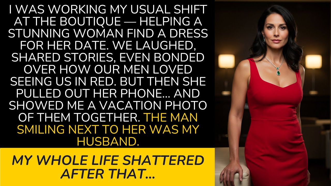 She Asked Me for Help Choosing a Dress for Her Boyfriend… But the Man in Her Photo Was My Husband