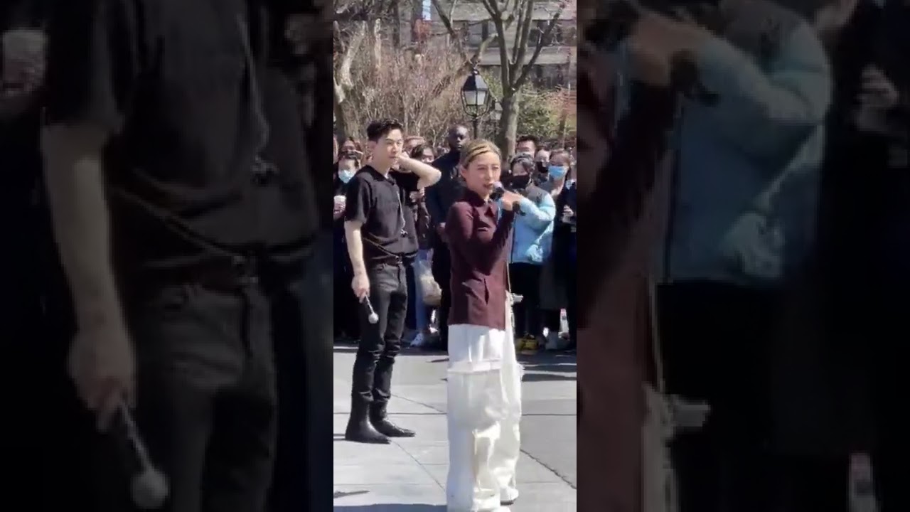 Clips: Henry's 'Believer' live at Washington Square Park in NYC