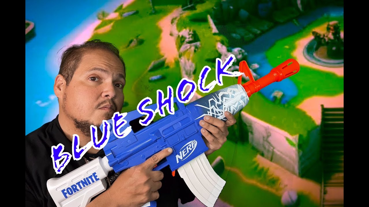 Quite Shocking Really... It's.. Good?:  Fortnite X Nerf:  Blue Shock