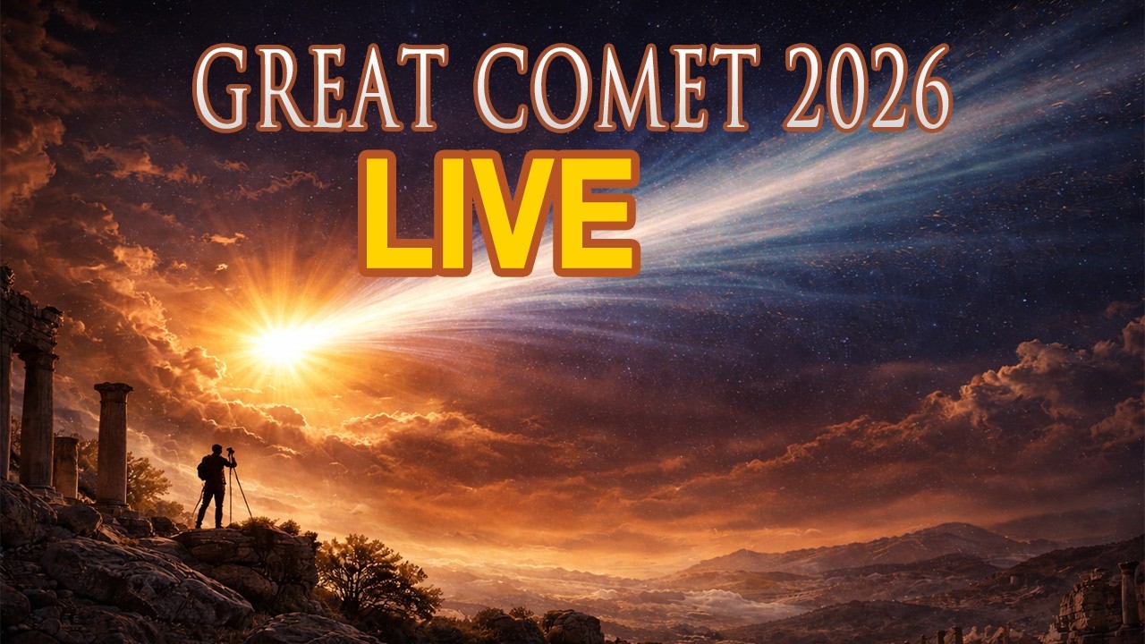 LIVE: GREAT COMET 2026 | Backyard Telescope (Real-Time Sky Watch)