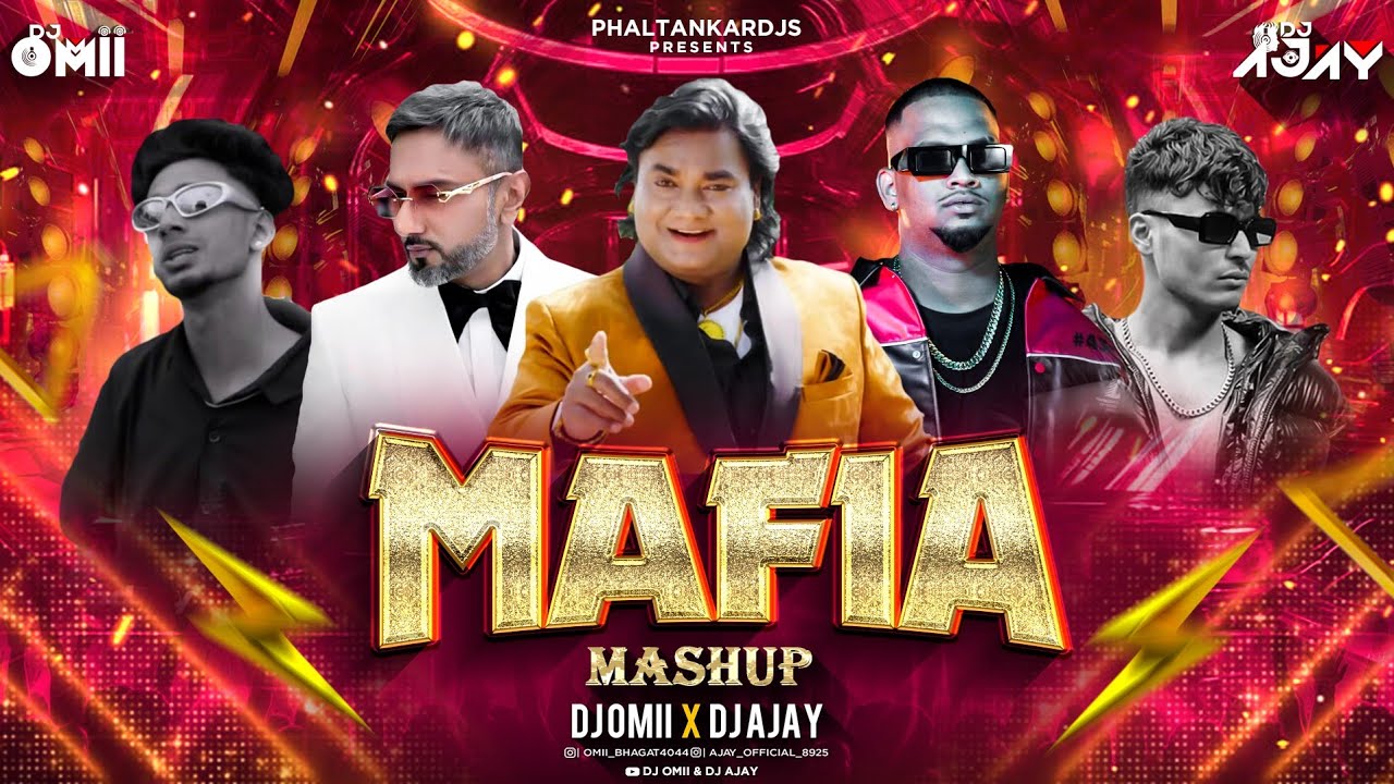 Mafia Mashup 2025 । Marathi Song Mix Rap । DJ Omii Ajay । Yeda Yung Marathi । Kesa Madi Gajra Dj Mix