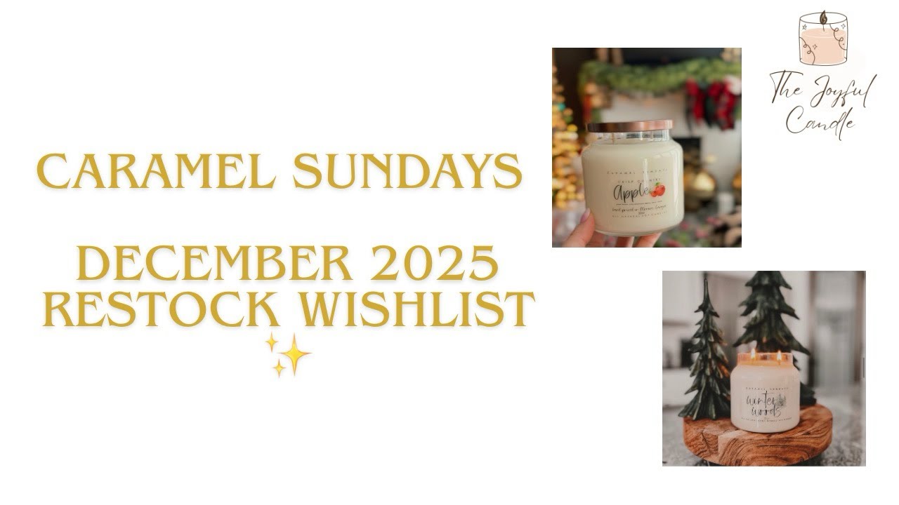 Список желаний Caramel Sundays на декабрь 2025 года (пополнение запасов) | Что в вашем списке?! ✨