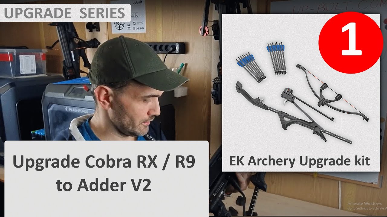 UPGRADE series: Upgrade Cobra RX / R9 using EK Archery V2 Adder kit