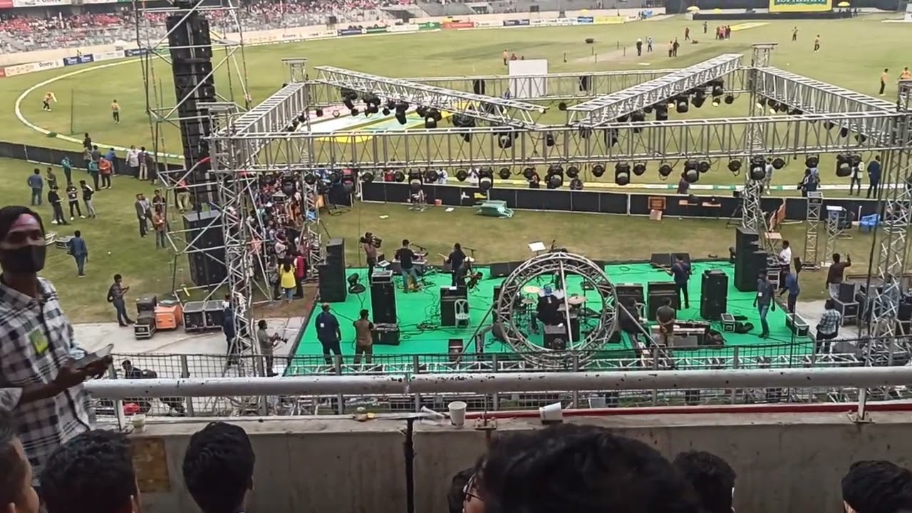 mirpur stadium || BPL Final 2023 || concert #james || part 02