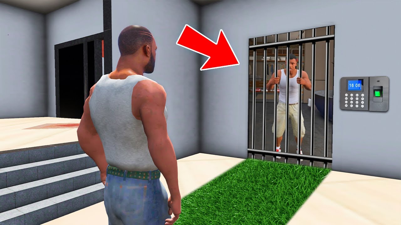 Franklin Saves Trapped GTA 5 Franklin in Indian Bike Driving 3D!