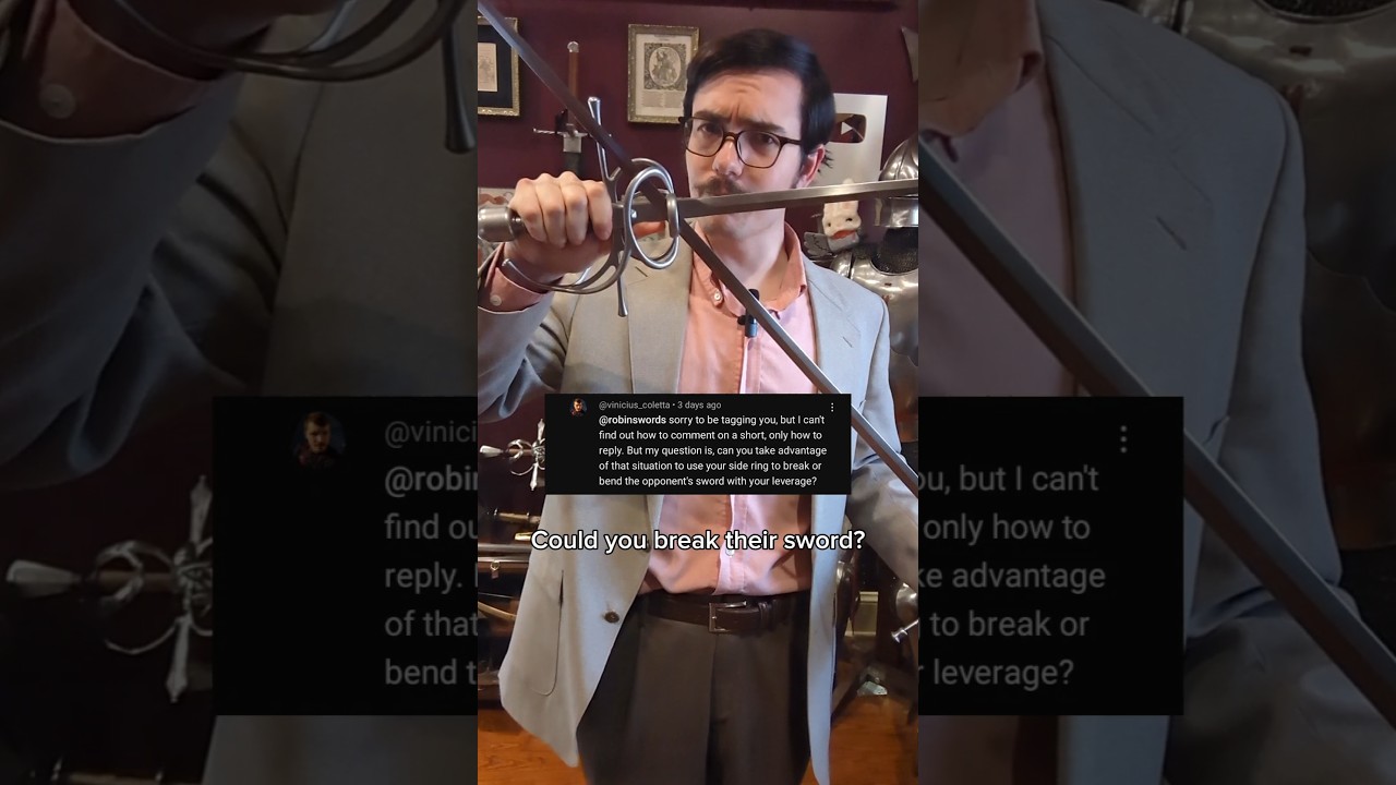 Could you break a sword stuck in your hilt?