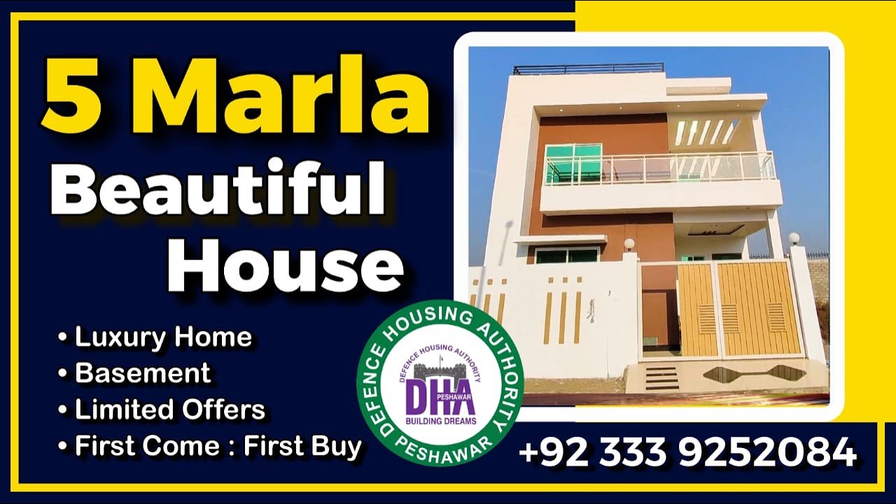 5 Marla Luxury House for Sale in DHA Peshawar | Best Investment Opportunity! 🔥