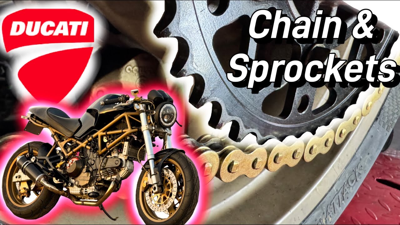 Ducati Monster 900 Part 6: New Chain & Sprockets