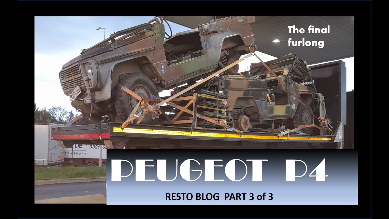 Scrap yard Peugeot P4. From wreck to restored in 4 weeks.. well nearly... PART 3 of 3