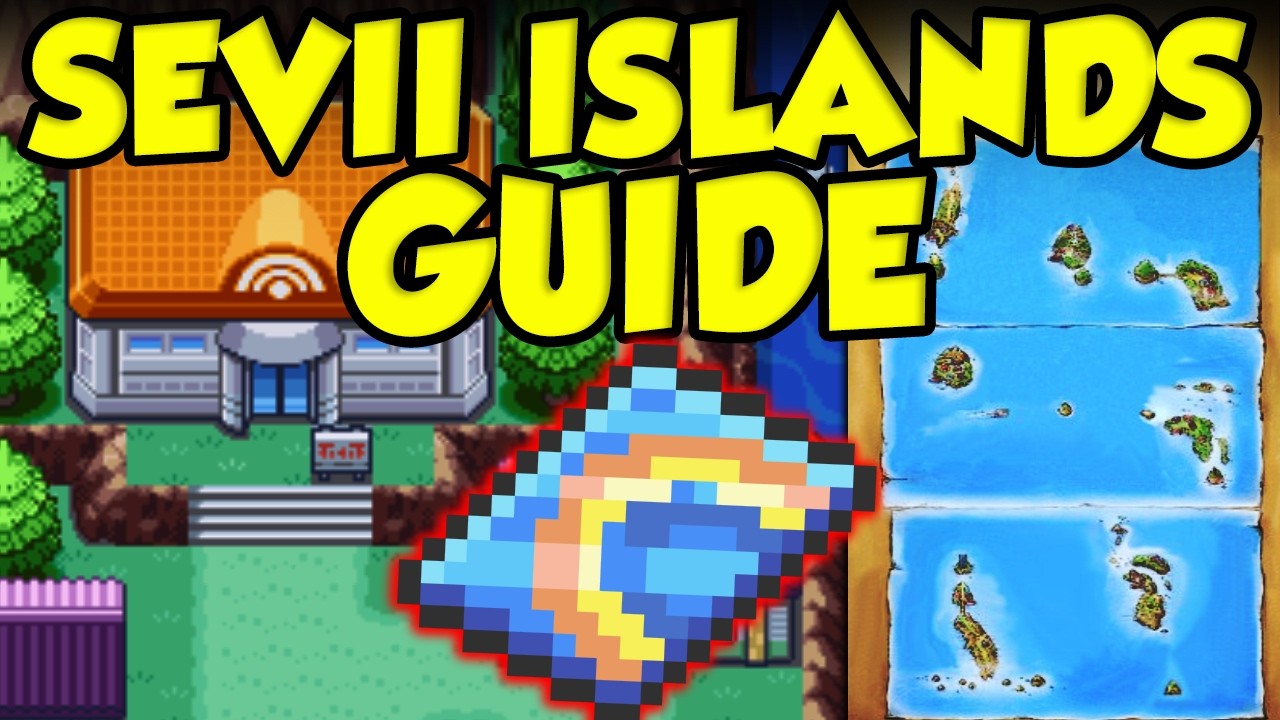 POKEMON FIRERED LEAFGREEN SEVII ISLANDS GUIDE! Pokemon FRLG Postgame Guide