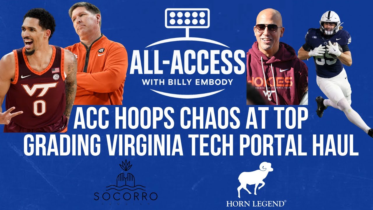 ACC Basketball chaos at top as Clemson falls | James Franklin's warp speed Virginia Tech rebuild 📱