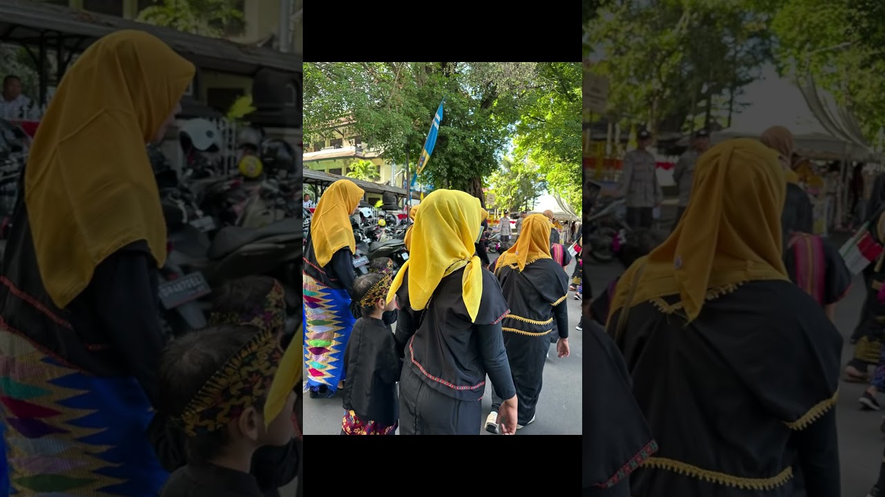 Parade foto Adek fieldtrip ke Damkar dan karnaval gebyar paud Kota Mataram 2024