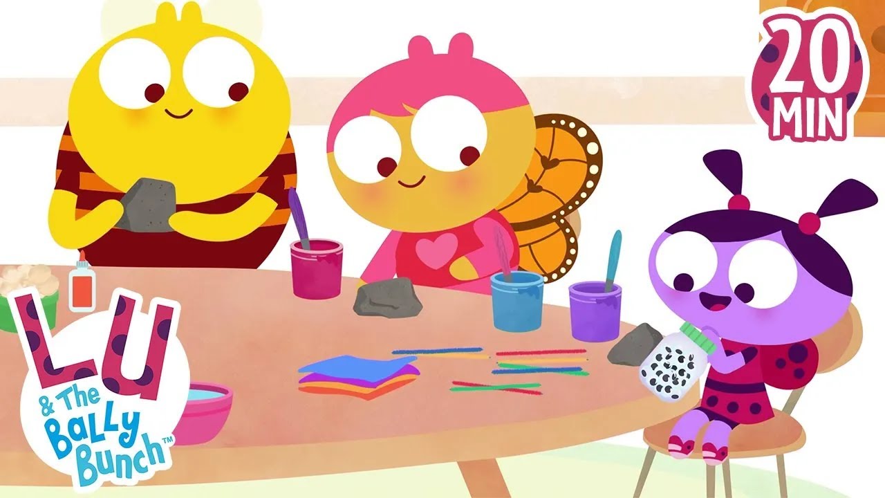 Let’s Get Crafty! Rock Decorating Fun with Lu & The Bally Bunch | 9 Story Kids