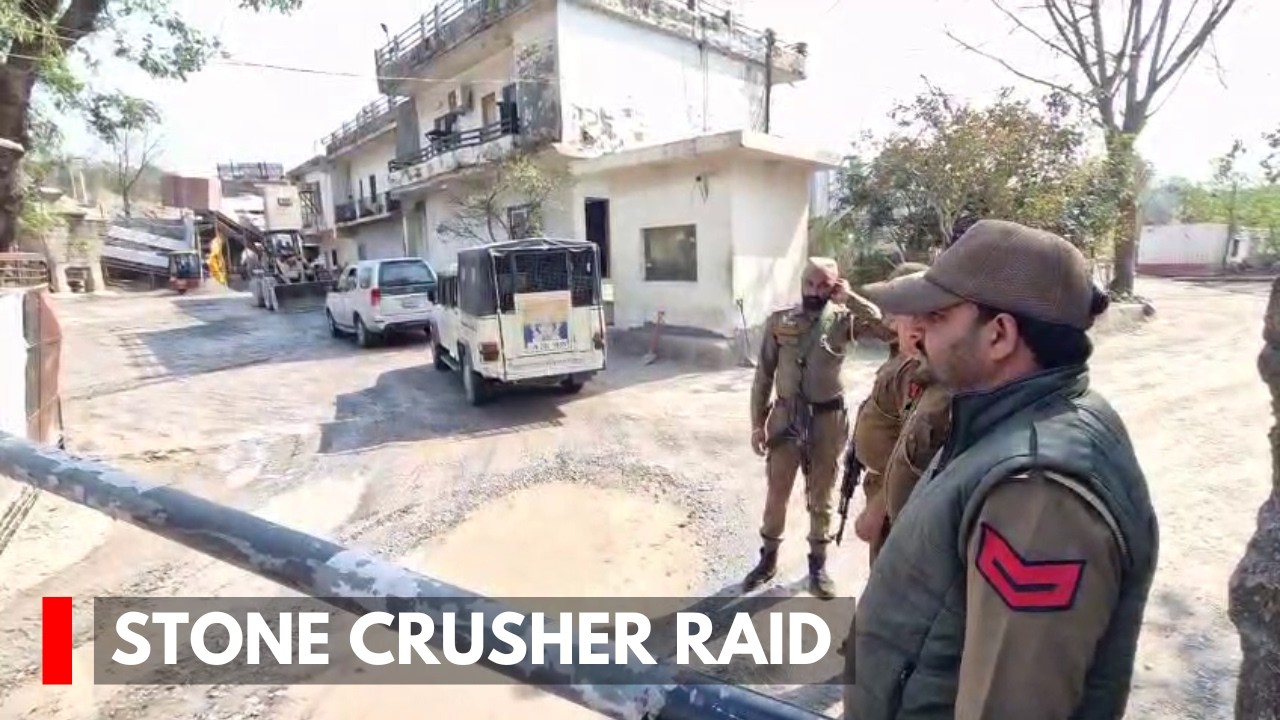 ACB Raid At Shrine Stone Crusher In Reasi