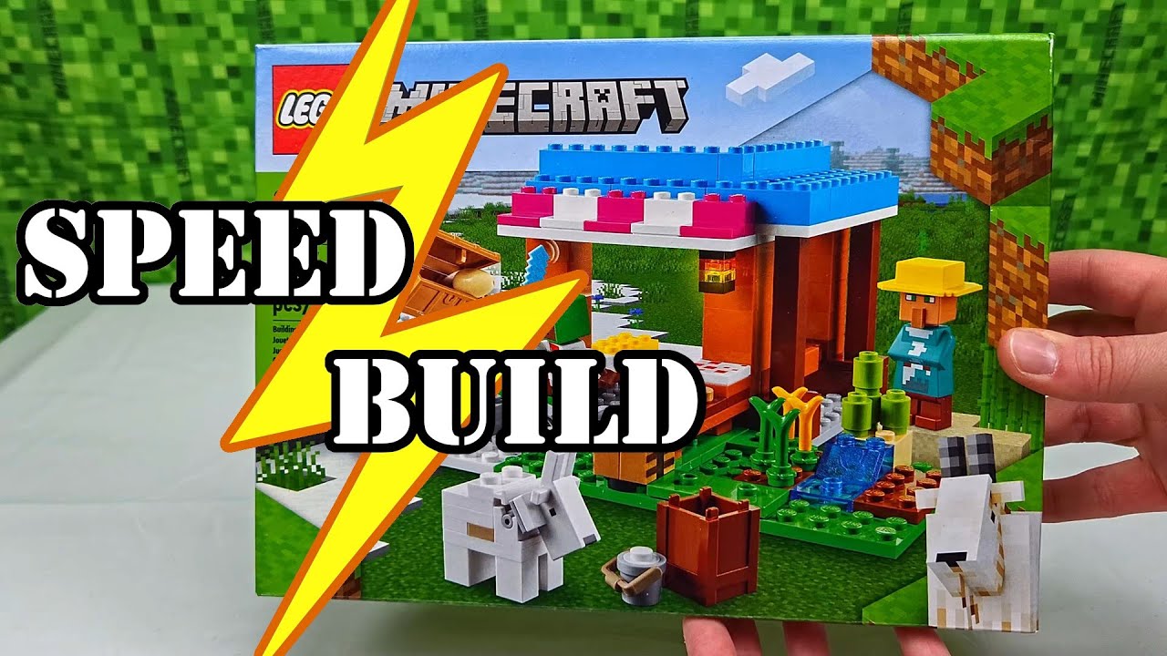 Speed Building Lego Minecraft - The Bakery