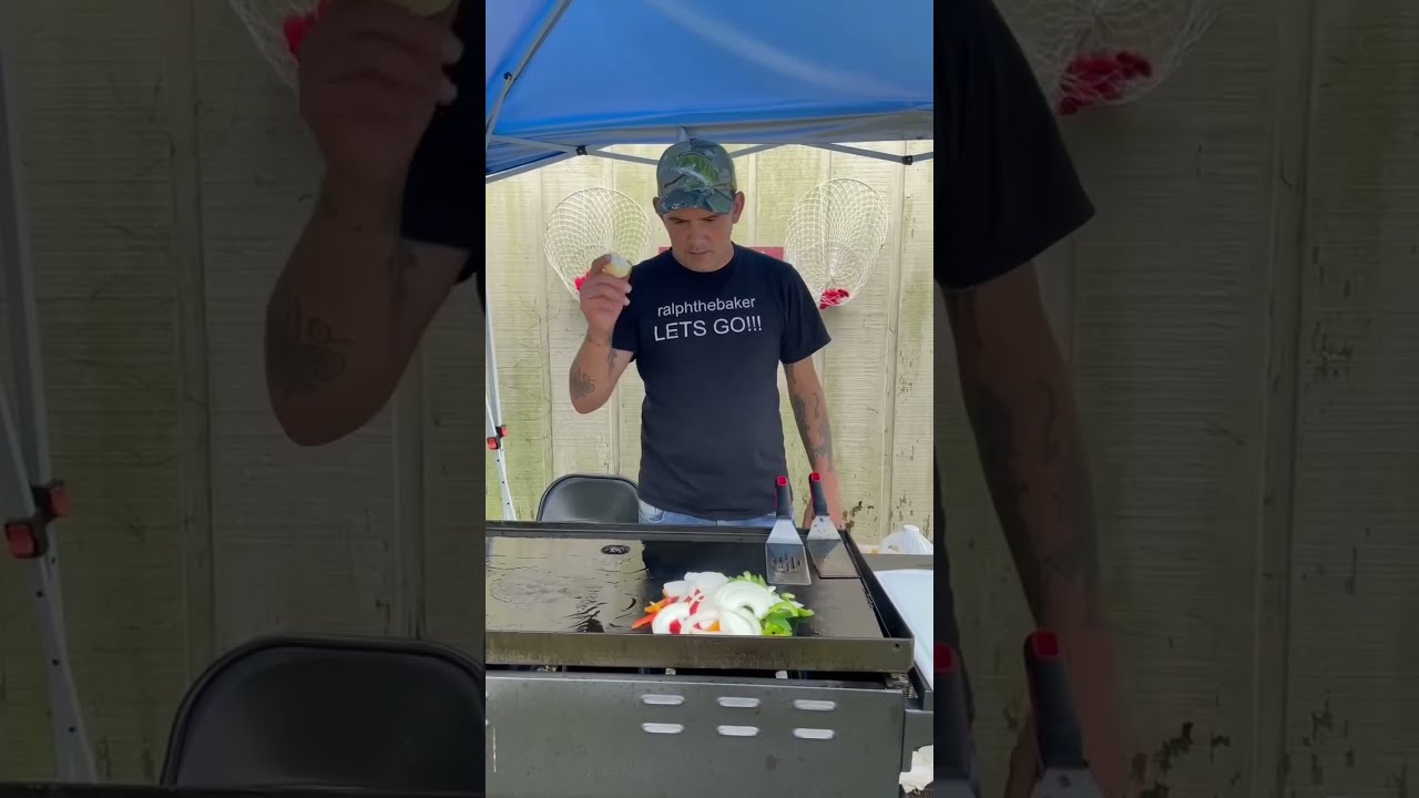 Loaded sausage hotdogs on the griddle | Let&rsquo;s Go!
