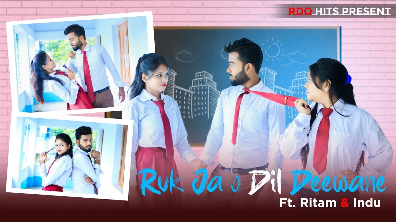 Ruk Ja O Dil Deewane | Shahrukh Khan | DDLJ | Cute School Love story | Ft. Ritam & Indu | RDO Hits