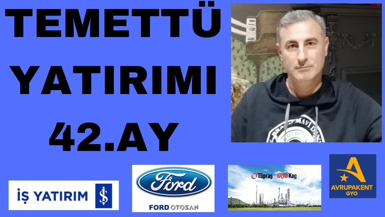 TEMETTÜ PORTFÖYÜMDE 42.AY  #temettü  #hisse #tuprs #froto