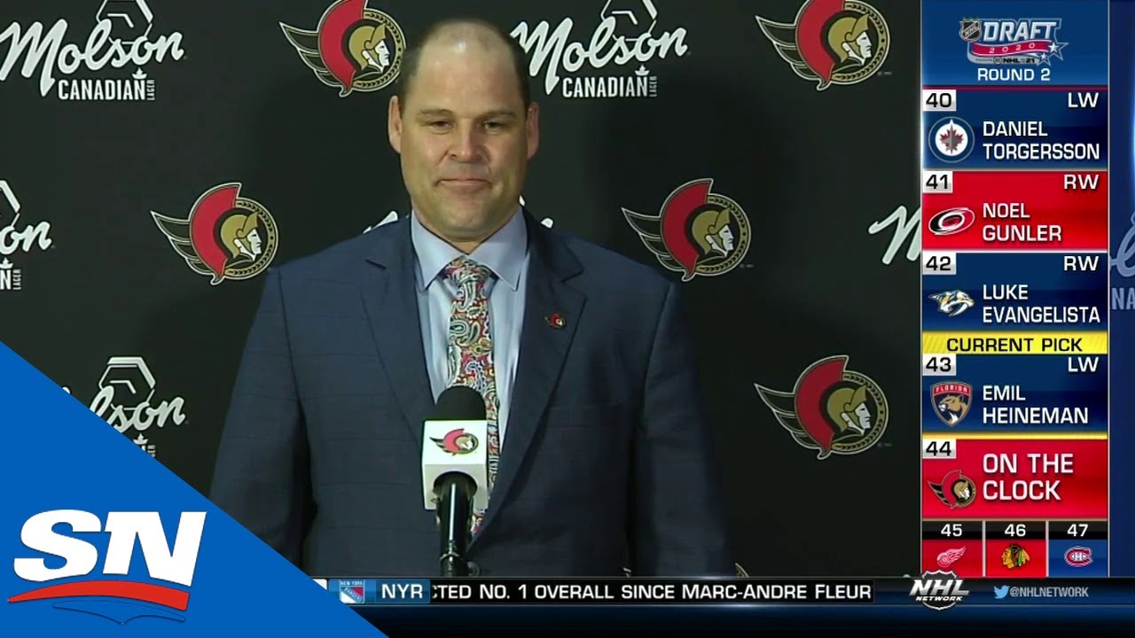 Senators Trade Up In 2nd Round With Maple Leafs, Select Ty Kleven With 44th Pick