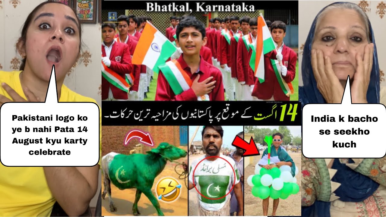 What Indian did on 15 August Vs what Pakistani Did on 14 August || Pakistani Reaction