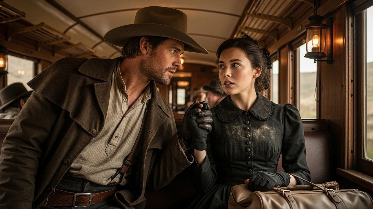 Cowboy Saw Her Boarding the Last Train Out, He Jumped On and Said 