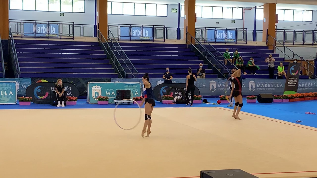 Lala Kramarenko Hoop GP Marbella 2021 Podium Training