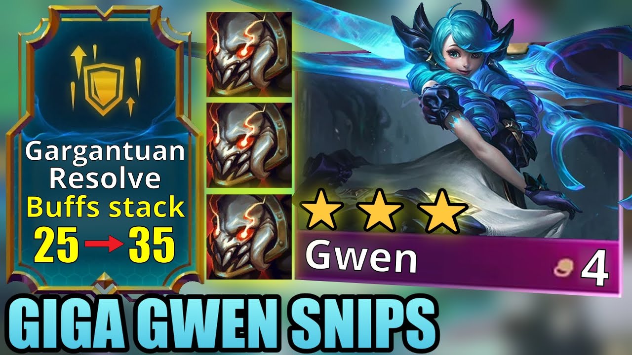 GIGA GWEN 3-STAR IS MASSIVE!!! | Teamfight Tactics Set 9 Ranked
