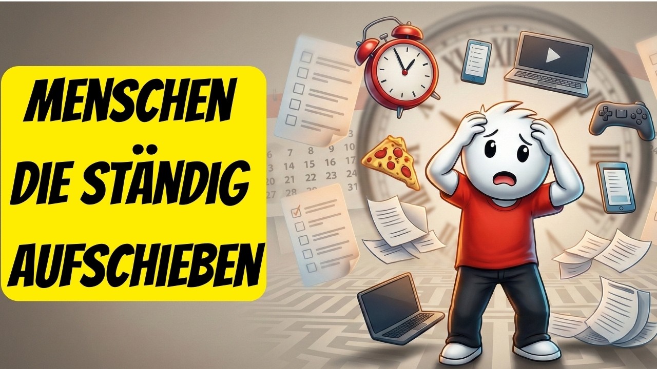 Die Psychologie von Menschen, die ständig aufschieben