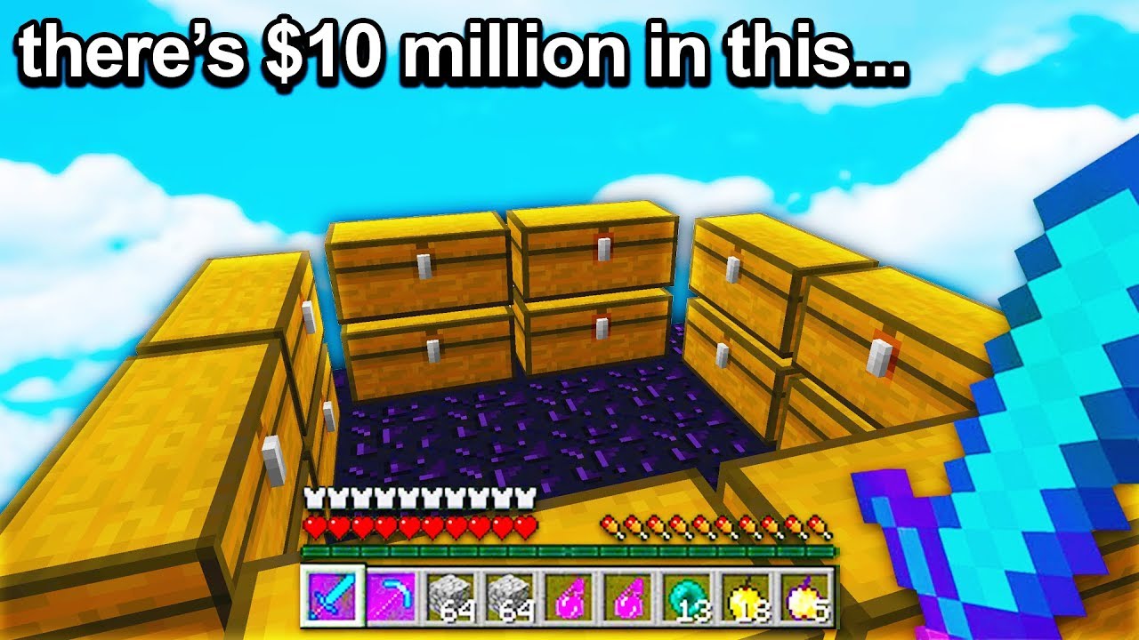 i raided the SMALLEST Minecraft Base, but it's actually REALLY RICH! ($10M)
