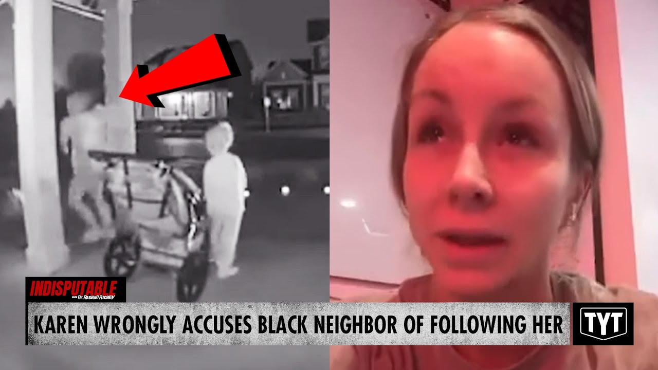 WATCH: Karen Runs SCREAMING For Help While Wrongly Accusing Black Neighbor Of Stalking