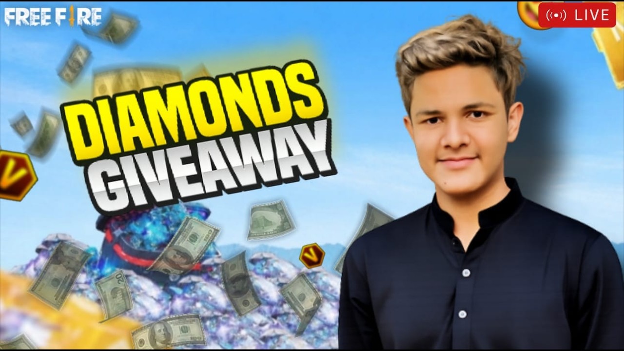 🔴50,000 Diamonds Live Giveaway for SUPREME ARMY💸|Free Fire PAKISTAN  #freefire #freefirelivegiveaway