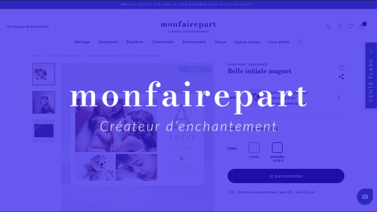 [EN] Monfairepart.com - Post Click Experience