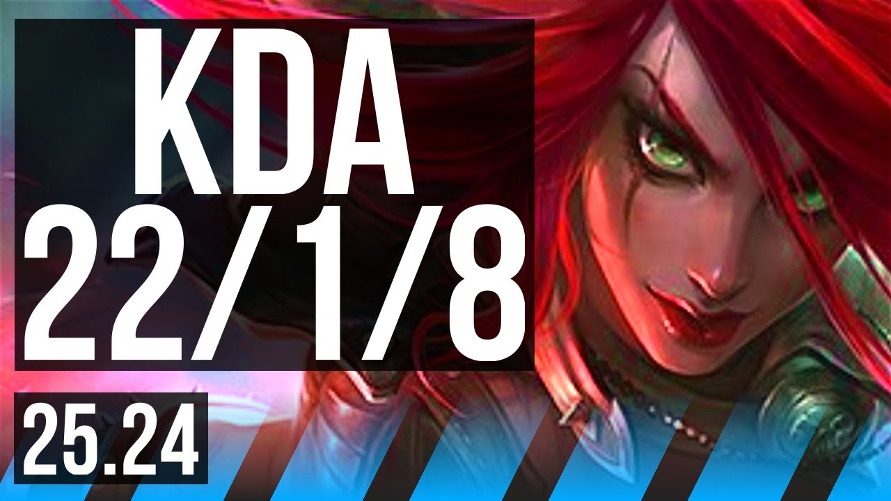 KATARINA vs NAAFIRI (MID) | 22/1/8 | KR Master | 25.24