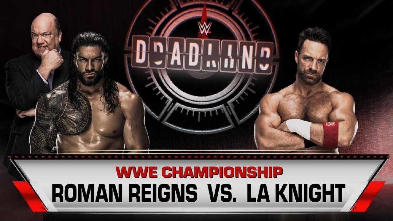 WWE 2K26 Roman Reigns VS LA Knight