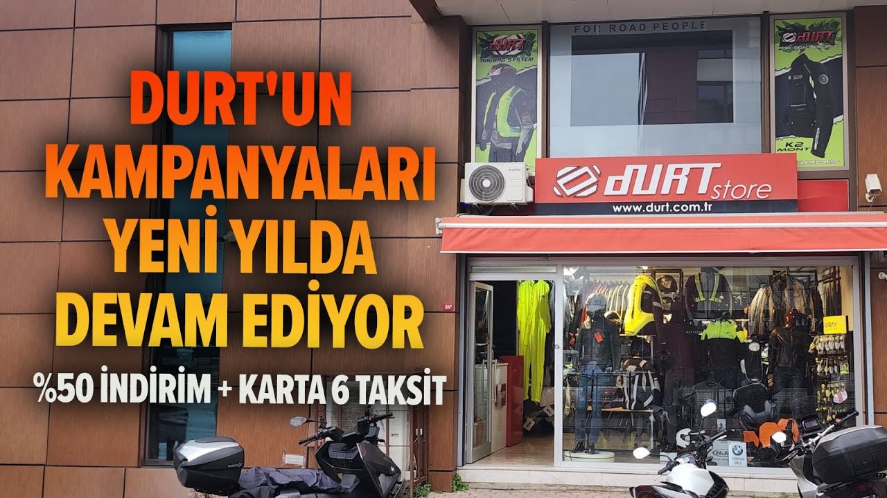 Durt'un Kampanyaları Yeni Yılda Devam Ediyor | %50 İndirim + Karta 6 Taksit