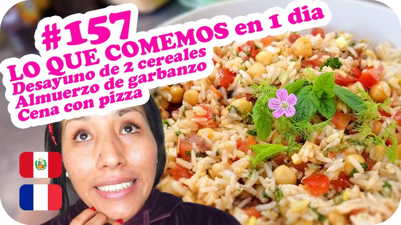 🍕 LO QUE COMEMOS en 1 dia - Desayuno, almuerzo y cena 🥗 ~ UNA PERUANA EN FRANCIA