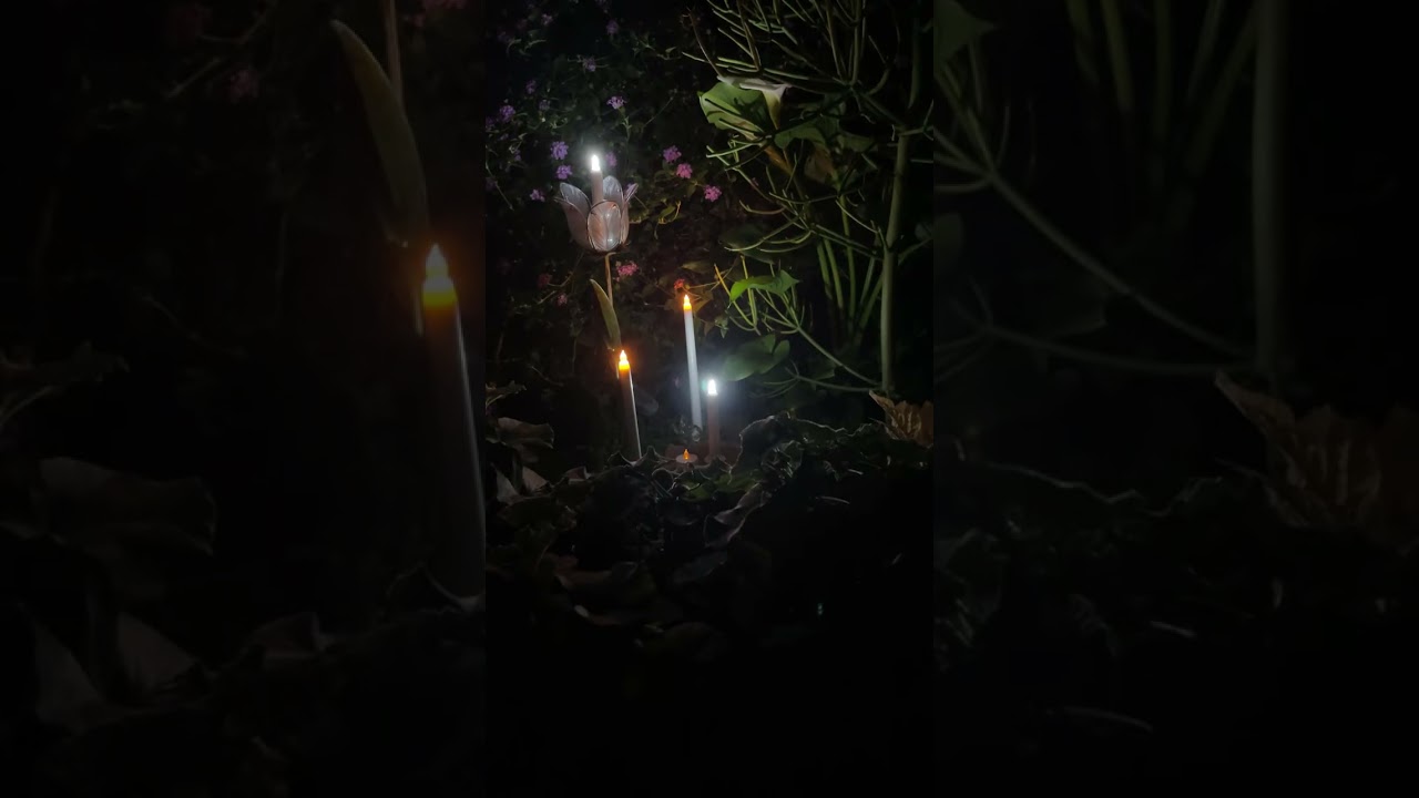 Nighttime ASMR/Candlelight relaxation/Peacefulness