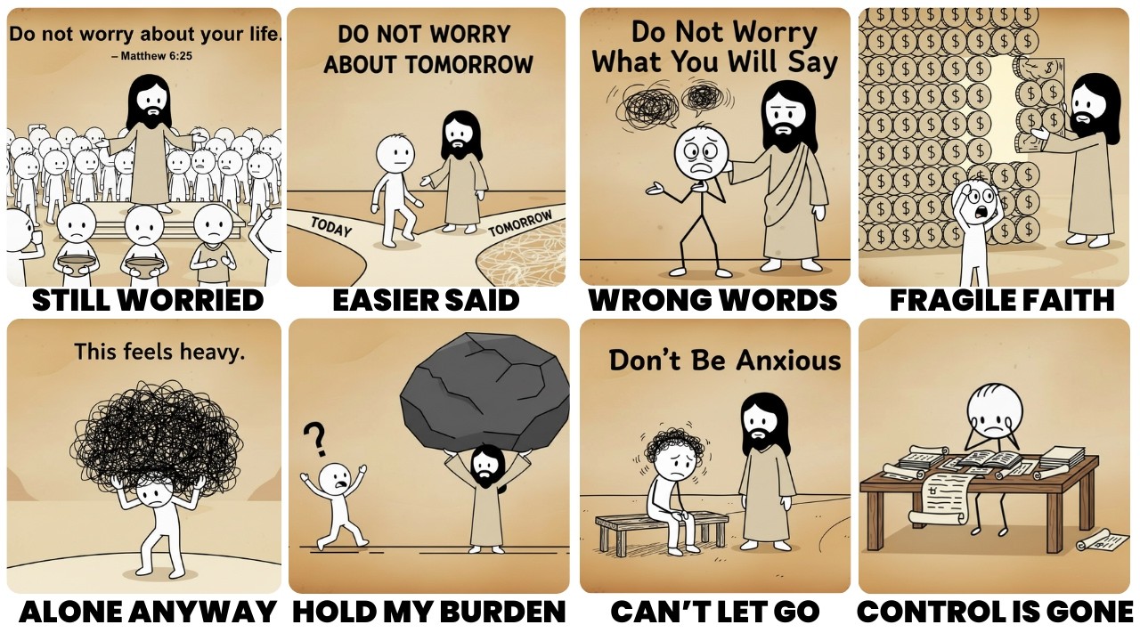 Every Time the Bible Says “Do Not Worry” But We Do It Anyway