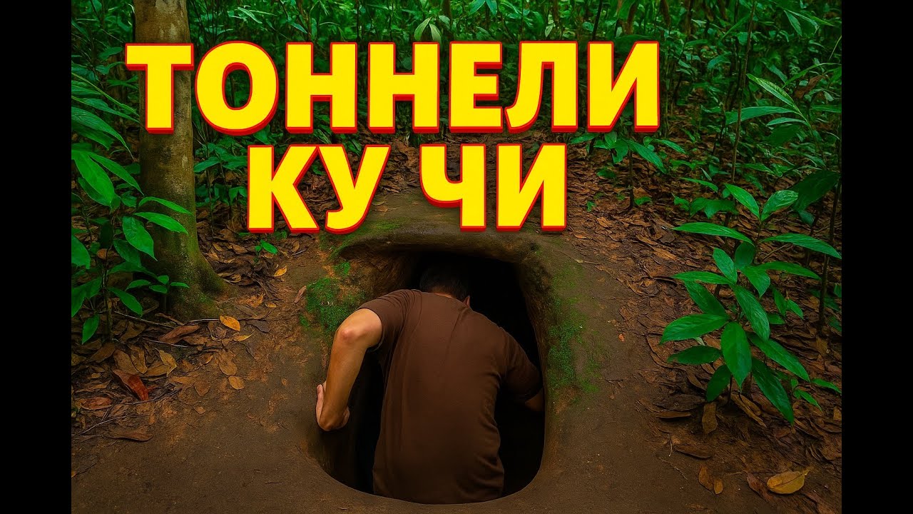 Тоннели КуЧи во Вьетнаме. Экскурсия под Землю. Тоннели длинной 250 км.