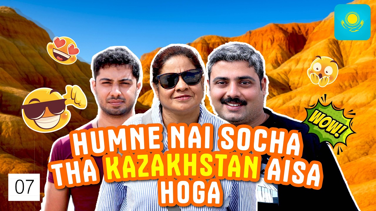 Kazakhstan Travel Guide & Vlog | Traveling from India (Charyn Canyon, Almaty)