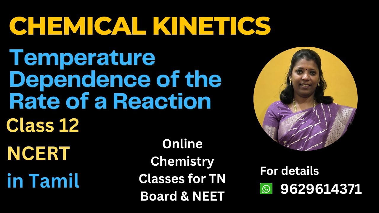 Temperature dependence of the rate of a reaction | Chemical kinetics | Class 12 | NCERT | Neet #cbse