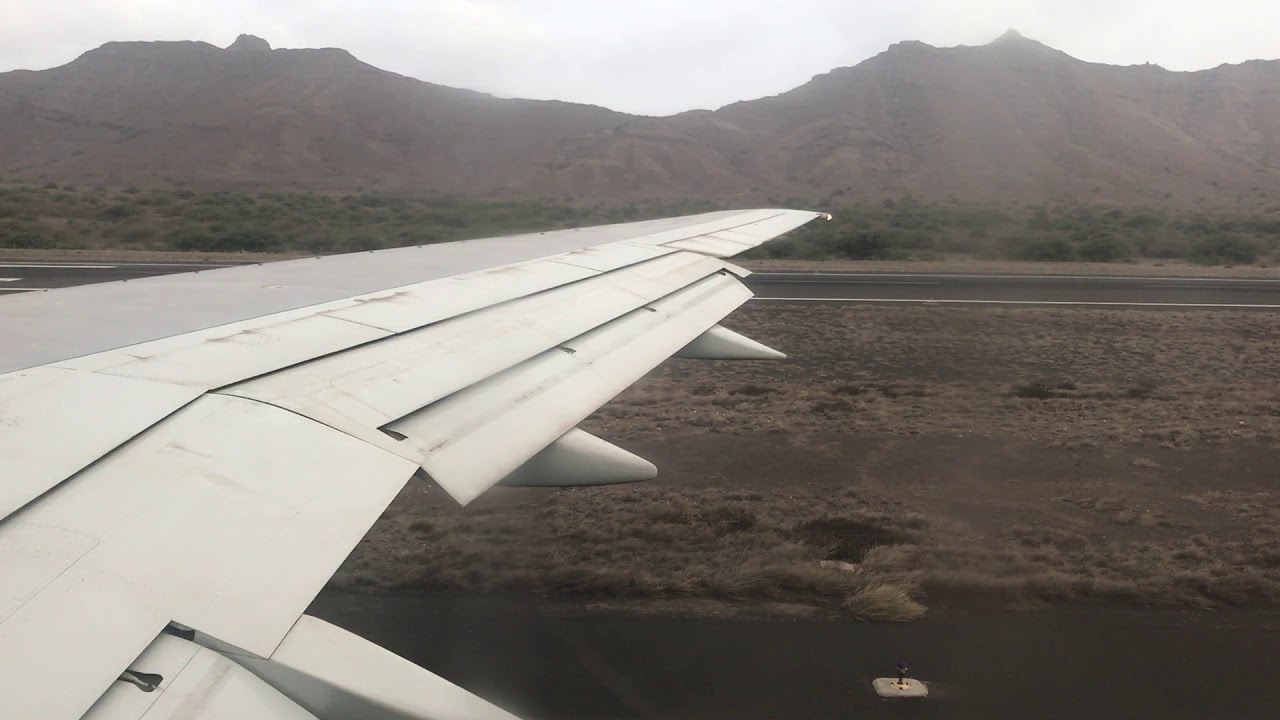 TACV Cabo Verde Airlines - Boeing 757-2Q8 - Takeoff S&atilde;o Vicente