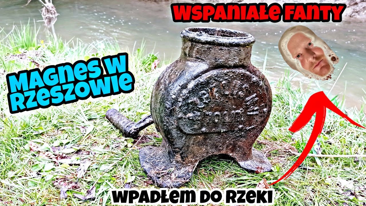 Magnes Neodymowy łowi w Rzeszowie Super Fanty 162 Magnet Fishing