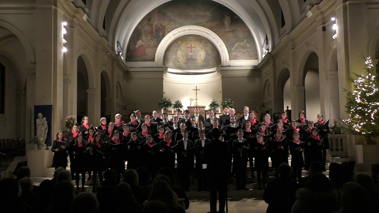 Chœur St Jean Paul II -  Dans une étable obscure - PRAETORIUS