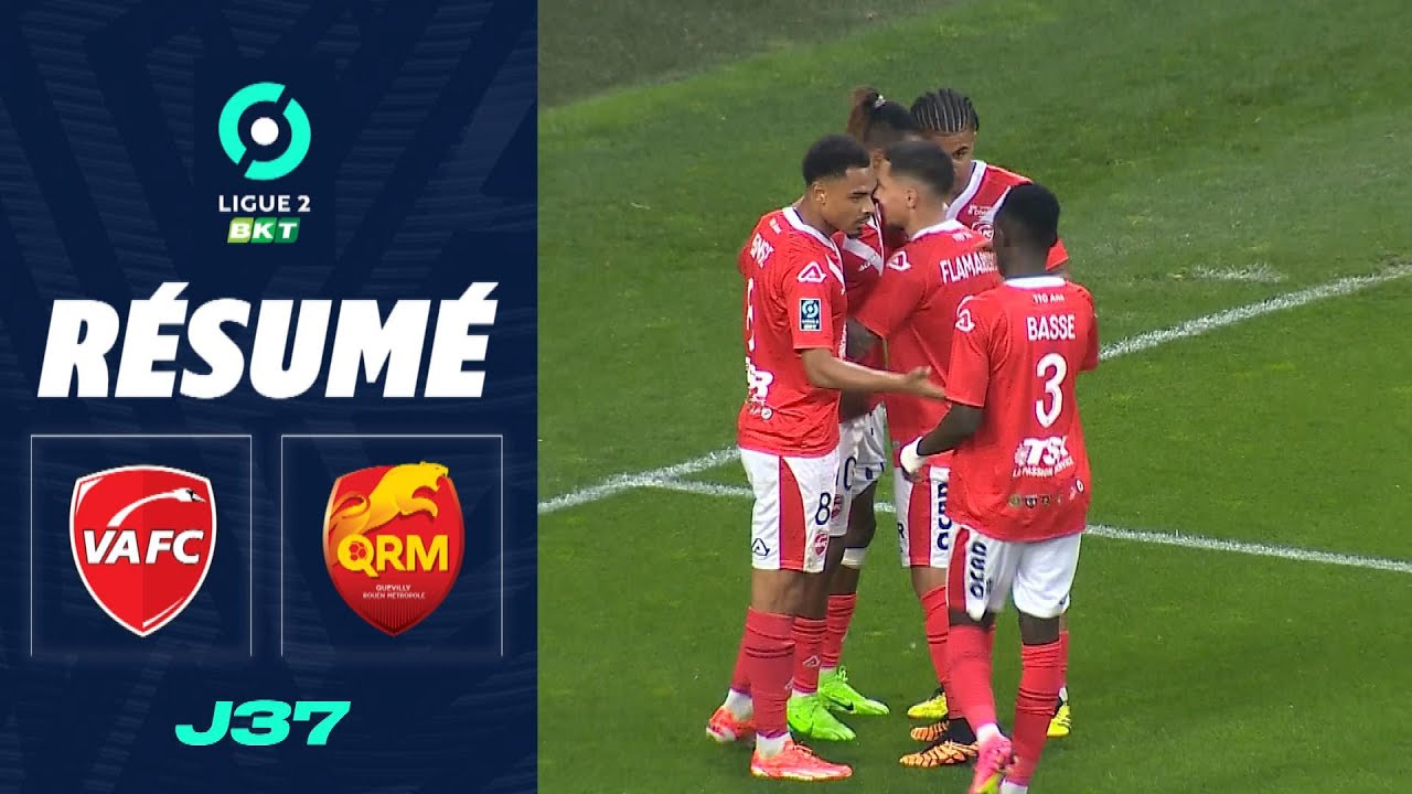 VALENCIENNES FC - QUEVILLY-ROUEN METROPOLE (2 - 1) - R&eacute;sum&eacute; - (VAFC - QRM) / 2023-2024