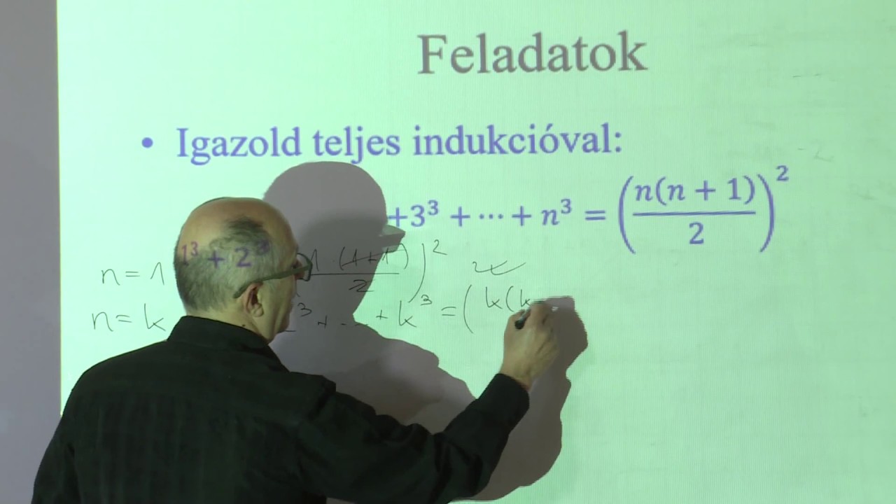 Összegzési képletek bizonyítása teljes indukcióval