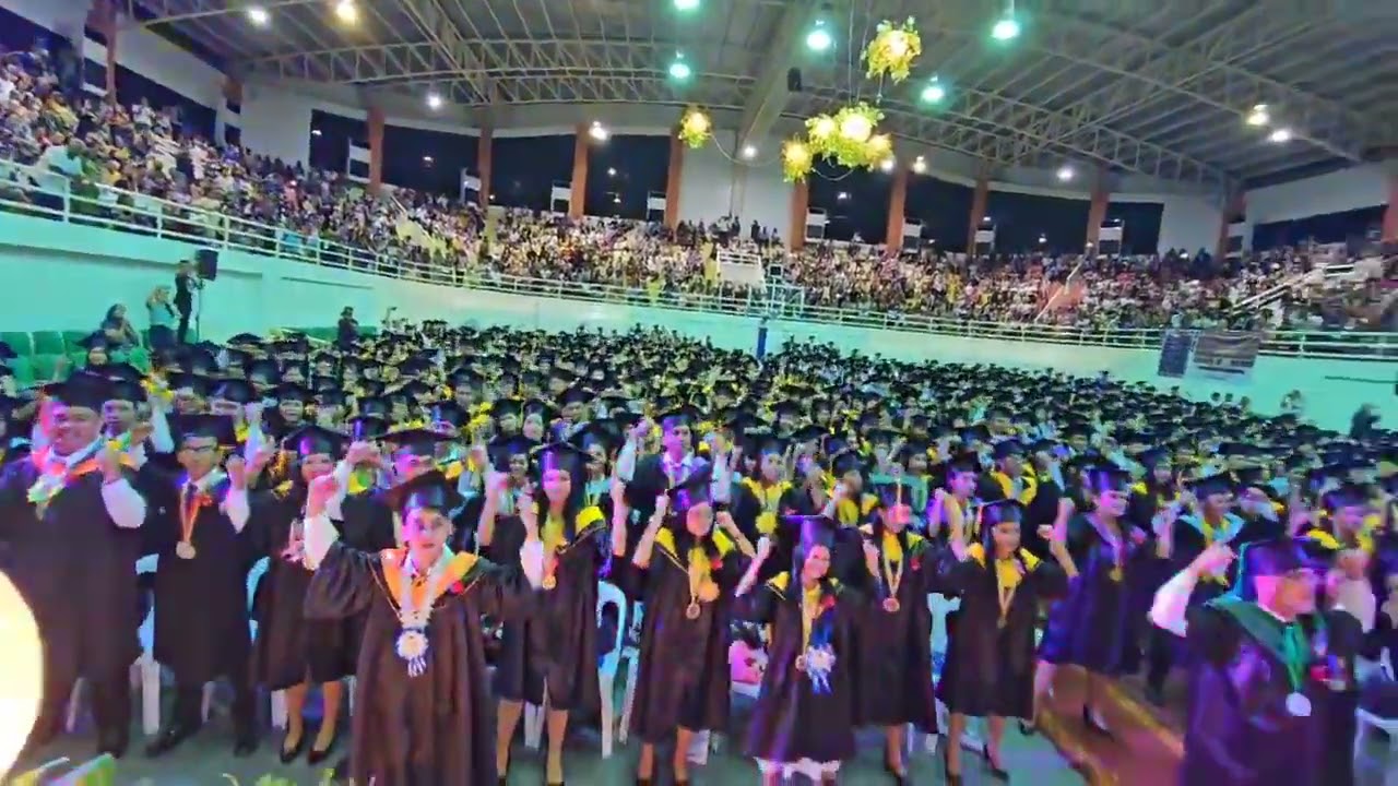 Graduates of Northeastern Mindanao College played JK's Dreamers song on their special graduation day