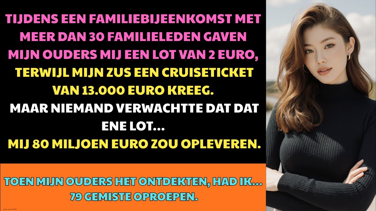 Mijn ouders gaven mij een lot van 2 euro en mijn zus een cruise — ze verwachtten niet dat ik 80M won