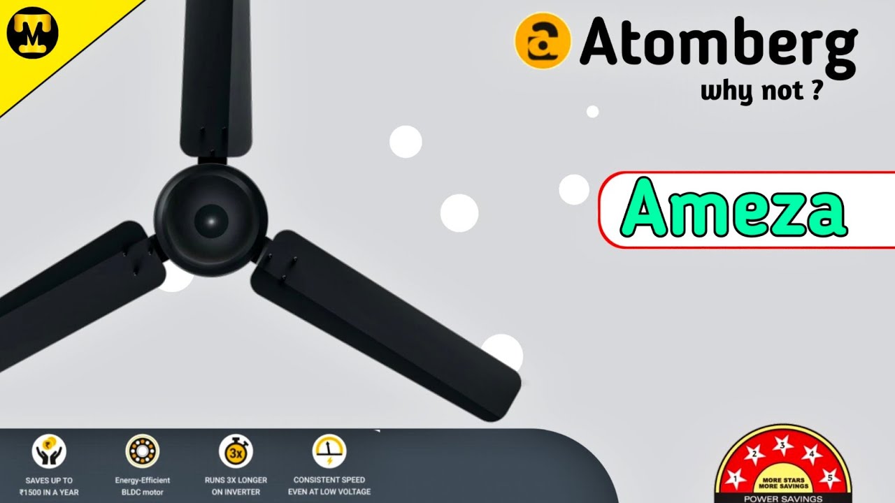 Atomberg Ameza Watt Test & Unboxing