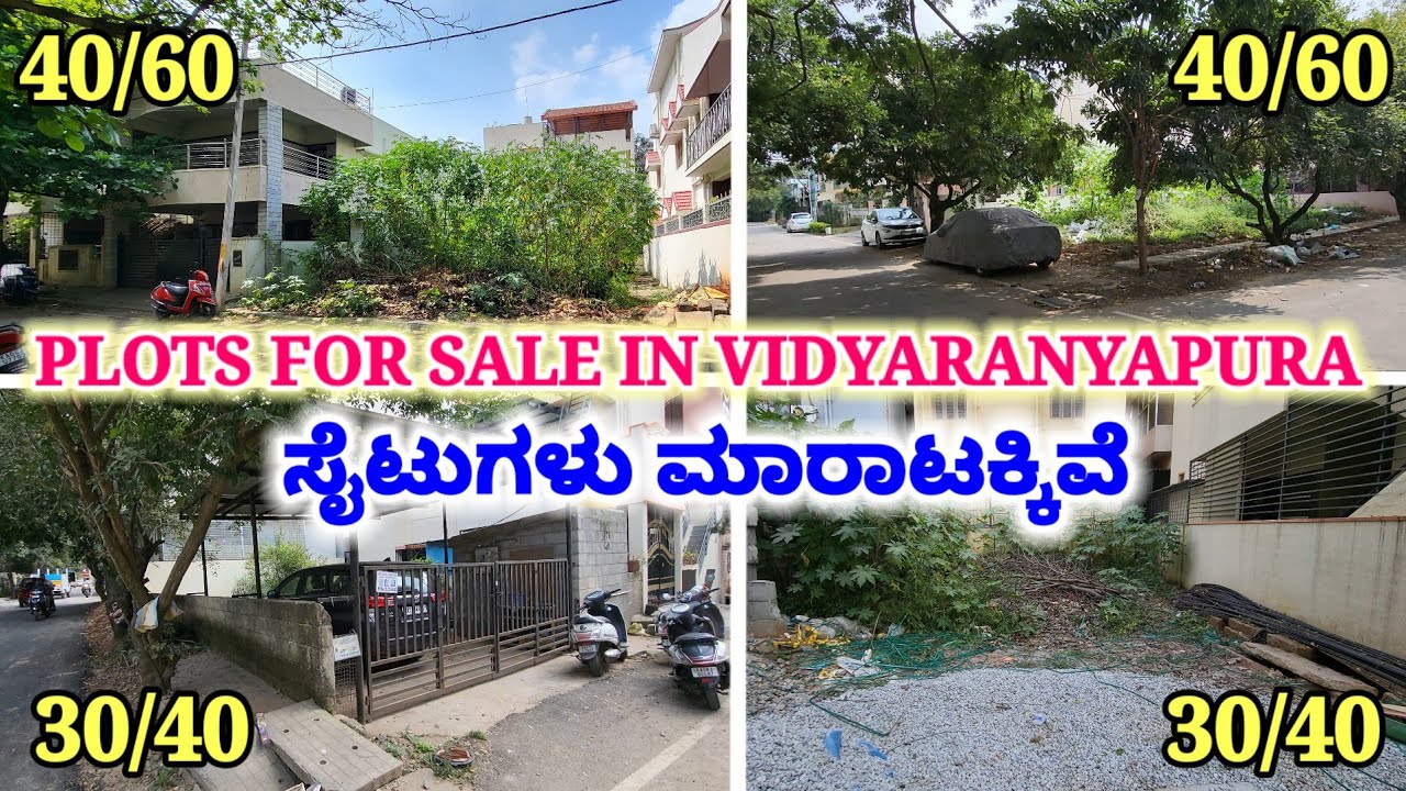 Plots For Sale In Vidyaranyapura, Bangalore North. #vijayrealestate #bangalorerealestate #realestate